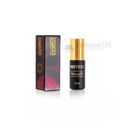 Musc Musk "Rouge 33" – Un Parfum d'Exception qui Sublime Votre Aura - 5ml