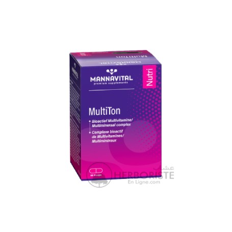 Multiton - 60 V-Caps : Le Complément Multi-Vitamines & Minéraux Haute Performance