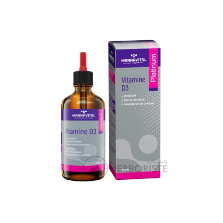 Vitamine D3 Platinum Gouttes - 100 ml