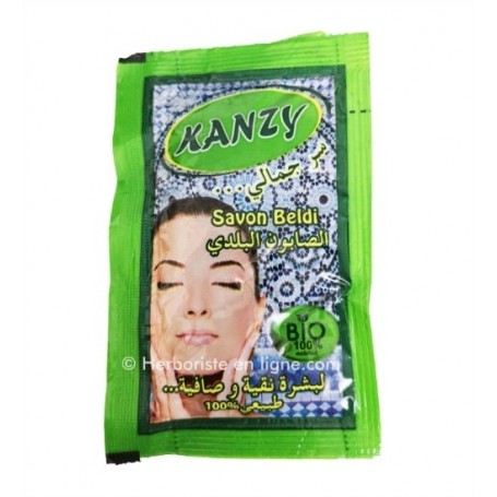 Savon Noir Beldi Sachet Mini Pocket - 25g - صابون بلدي أسود كيس ميني جيب