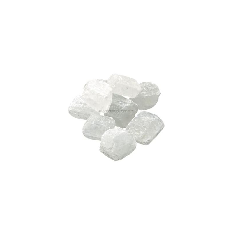 Morceaux en cristal de sucre candi - blanc - 40g - قطع كريستال سكركاندي أبيض